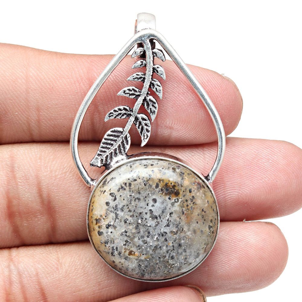 Rutilated Quartz Multi Gemstone Handmade Necklace Gift For Her 2 Inch-image