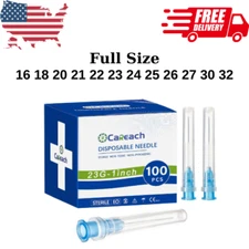 16 18 20 21 22 23 24 25 26 27 29 30 Gauge Needle Individual Package Box of 100