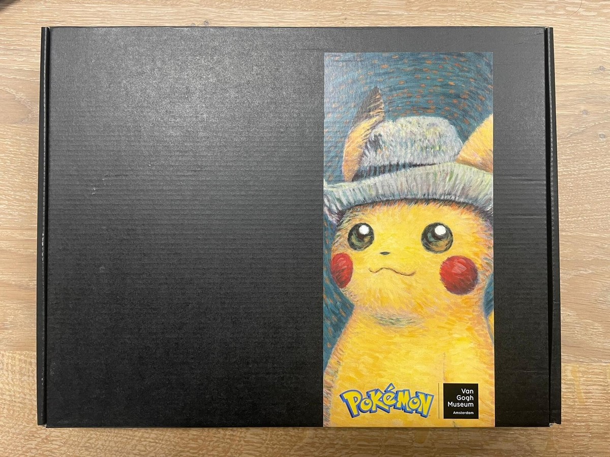 Pokémon Van Gogh Pokemon Pikachu Canvas Painting With Certificate