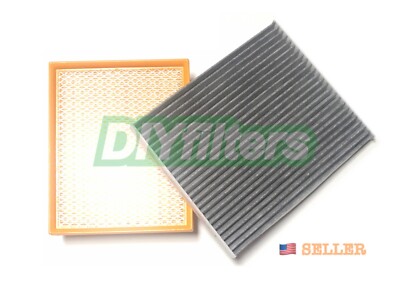 COMBO SET CARBON CABIN & ENGINE AIR FILTER FOR FORD EDGE, FUSION + LINCOLN MKX