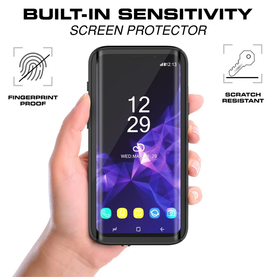 Funda Life impermeable a prueba de golpes a prueba de suciedad para Samsung Galaxy S9 / S9 Plus Foto 2 de 4