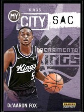 2023-24 Panini Instant NBA De'Aaron Fox MY CITY 1/543 SP Sacramento Kings #MY-20
