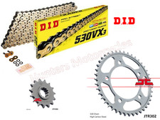 Honda CBR600F DID Gold X-Ring Chain and JT Sprockets Kit Set (1991 to 1996)