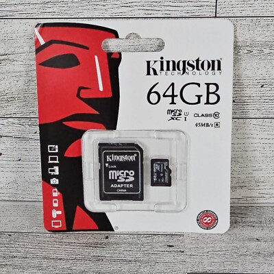 Kingston Canvas Select Plus 64GB Class 10 - microSDXC Memory Card