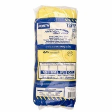Factory New North Safety Flock Lined Latex Gloves 12-Pack - Size XL