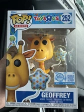 BIRTHDAY GEOFFREY TOYSRUS FQR 252 Funko Pop Vinyl New in Mint Box + PROTECTOR