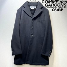 Rare 06 Comme Des Garcons Back Boa Design Chester Coat Ss