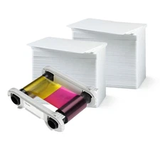 EVOLIS Primacy R6F003AAA Color YMCKOK Ribbon, 200 ID Card Prints Per Roll