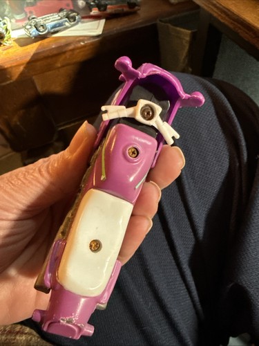 Moto Suzuki Mattel pressofusa e plastica 1988 viola - Foto 5 di 8