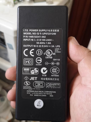 I.T.E. POWER SUPPLY UP07231240 24V 3A Netzteil-Adapter-Ladegerät