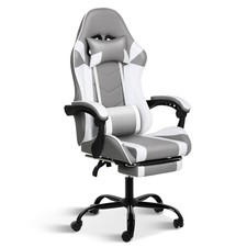 Gaming Chair, Computer Chair with Footrest, Height Adjustable  90 -135  Tilt...