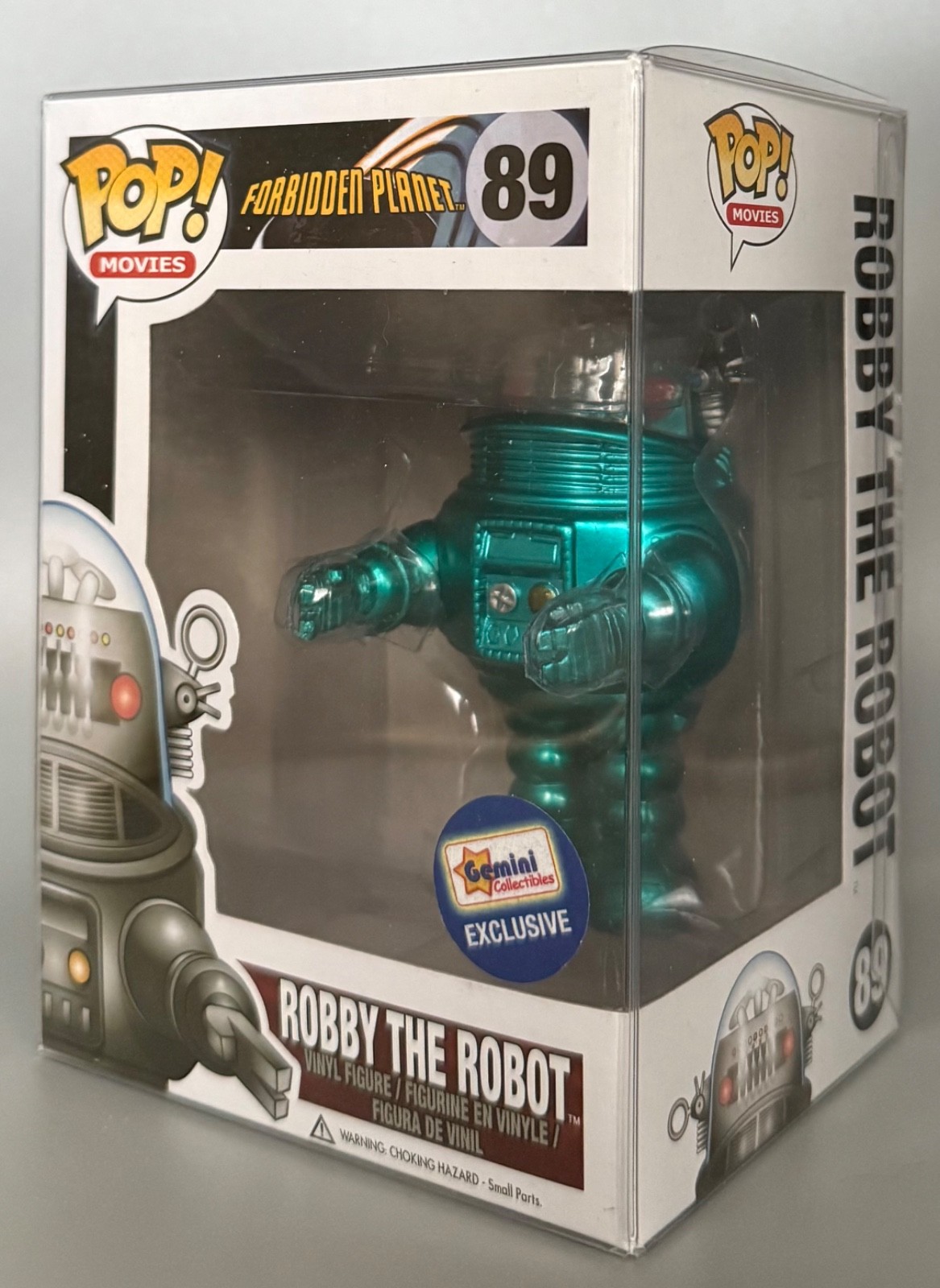 En Oferta Funko Pop! Planeta Prohibido Robby El Robot #89 Géminis Exclusivo En Protector