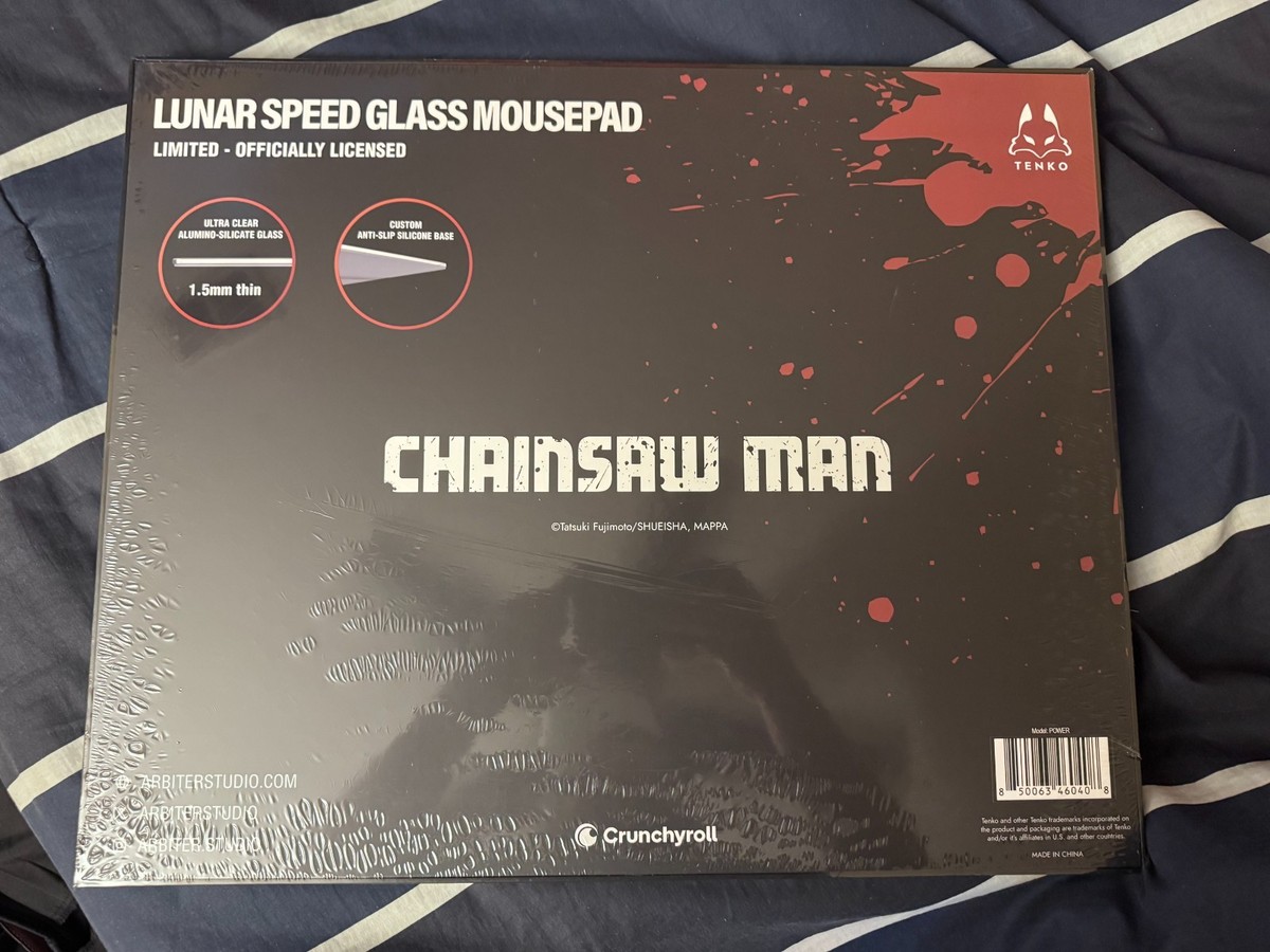Chainsaw Man - Limited Power Glass Mousepad 400x500mm New In Box