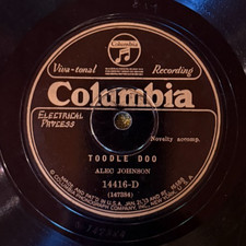 Columbia 14416D Alec Johnson TOODLE DOO Country BLUES 78 rpm EE+ 1928