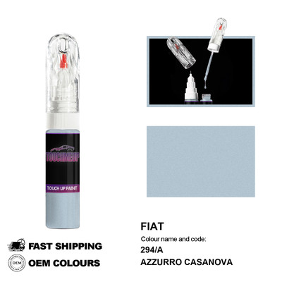 Ausbesserungslackstift für FIAT AZZURRO CASANOVA 294A Brush Fix Kit Kratzer Chip