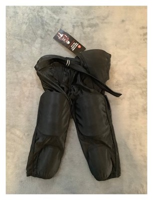 Cramer 3037 Youth XL Black 7-Padded Football Game Pants Dazzle Cloth NWT