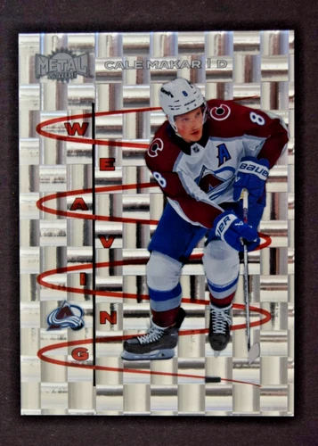 2024-25 Skybox Metal Universe Weaving Cale Makar - SSP!!