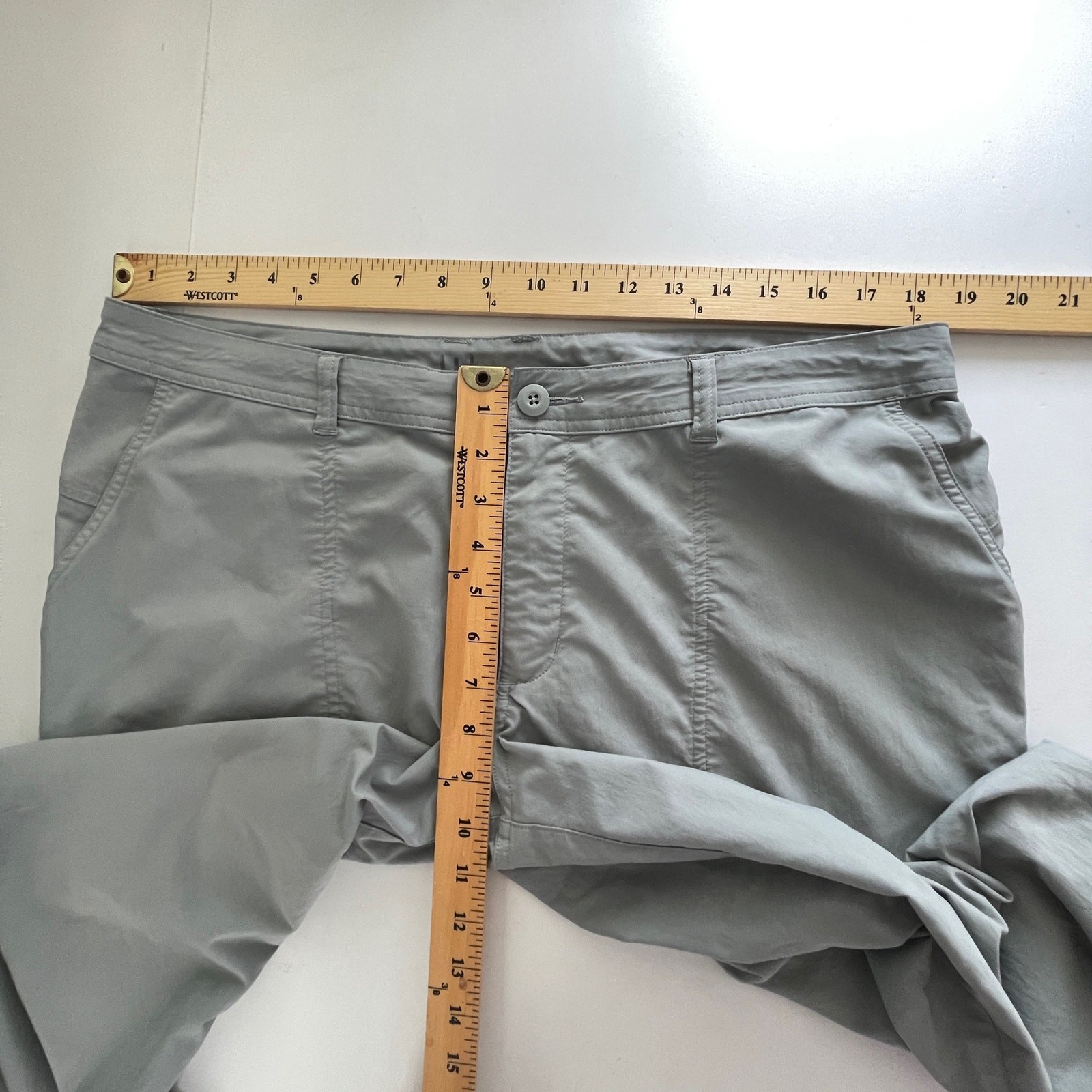 Patagonia Women's Loose Fit Convertible Low Cut Pants NEW Size 14 Bluish Gray  thumbnail 11