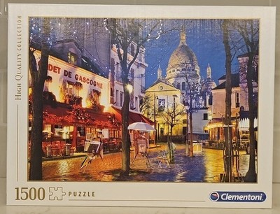 Clementoni, PARIS, MONTMARTRE #3199 1500 Piece Puzzle High Quality Collection