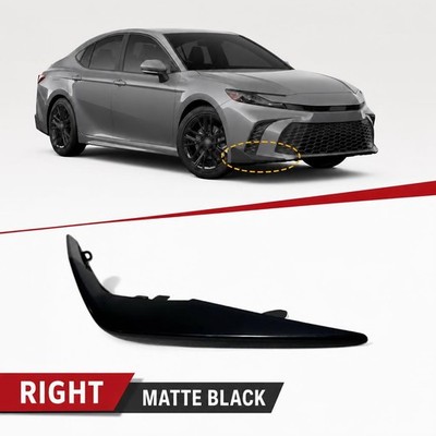 For Toyota Camry SE 2025 Right Front Bumper Side Lower Trim Molding Matte Black