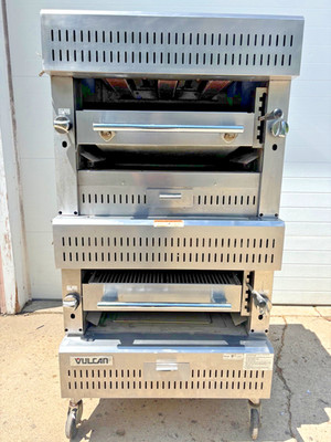 Vulcan VBB2 36'' Double Deck Broiler Natural Gas WORKS GREAT!