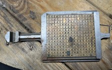 Monotype Die Case Brass Letters Monotype