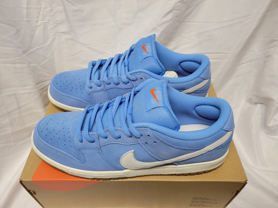 Nike SB Dunk Low Pro ISO University Blue | Mens Size 12 | Orange