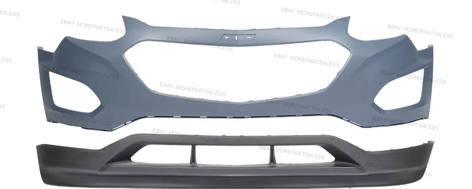 For Chevy Chevrolet Equinox 2016 2017 Front Bumper Cover Grille Set fog lights Foto 3 de 4