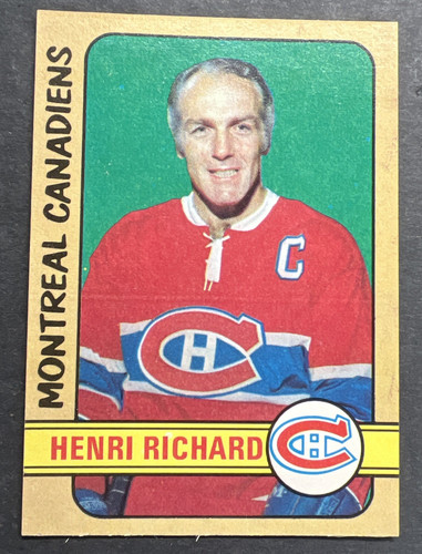 Henri Richard #251 1972 O-Pee-Chee card