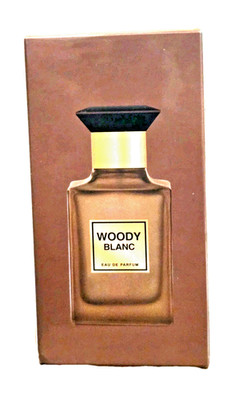 Woody Blanc Fragrance for Men Eau De Parfum 3.4 0z  New