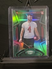 Panini 2023 Certified Rookie Jake Moody 49ers 1/5 #116 Football Trading Card. rookie card picture