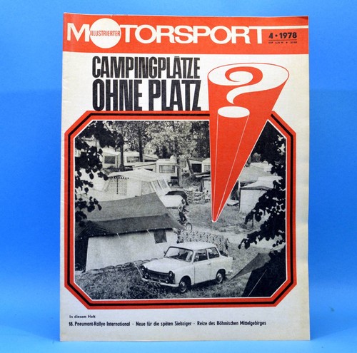 DDR Illustrierter Motorsport IMS 4 1978 Saporoshez Camping VW Golf Simca Skoda Q