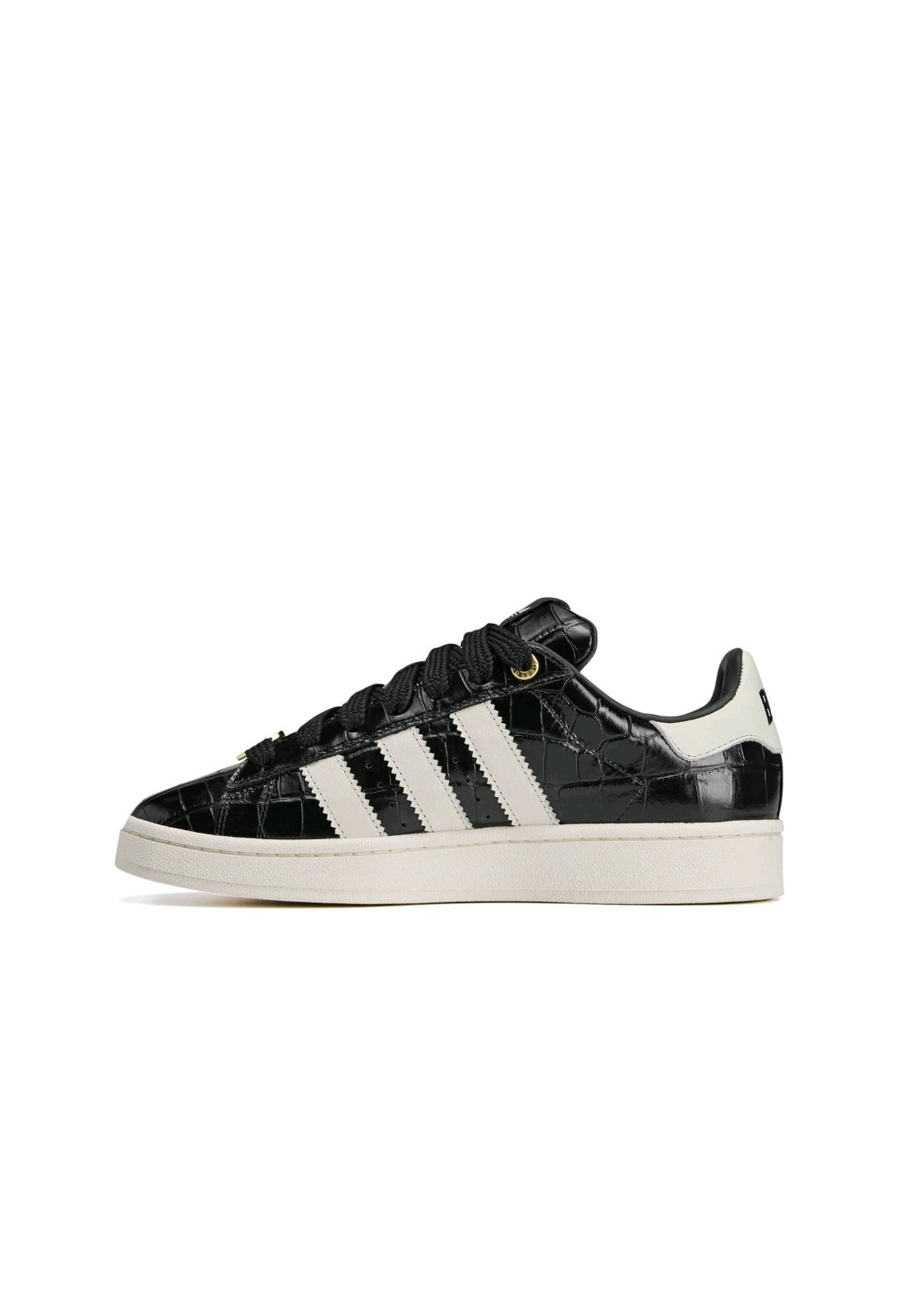 Adidas Originals x BAPE Campus 00S (Black/Off White/Gold) Men's Shoes KJ8851 thumbnail 3
