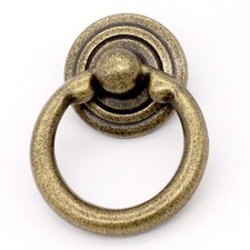 Ring Drawer Pulls Handle Ring Knobs for Cabinet Drawer Dresser Cupboard Wardr...