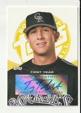 2005 Topps First Year Troy Tulowitzki Auto /199