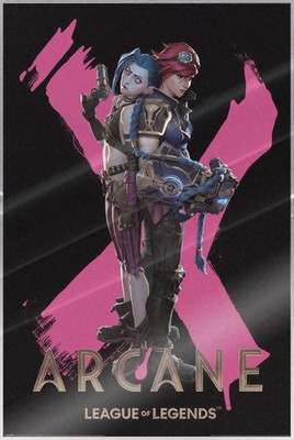 Arcane - Anime Poster (League Of Legends - Duo) (Size: 24