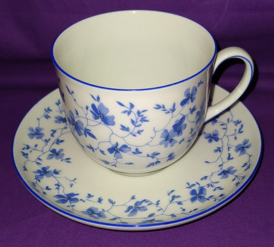 Arzberg 1382 Blaublüte Gretsch *** KAFFEETASSE und UNTERTASSE *** ab 1977