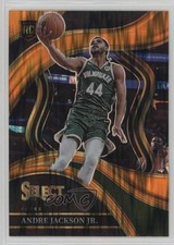 2023-24 Panini Select Courtside Orange Flash Prizm Andre Jackson Jr #291 0j7y