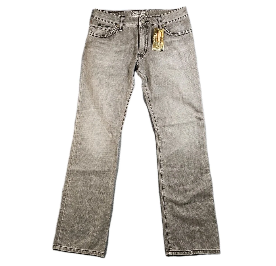 Robin's Jean Black Wings Long Flap Studded VTG Jeans USA $699 Men 33 (33x33) - Image 3 of 4