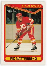 1990-91 Ric Nattress O-Pee-Chee - Calgary Flames