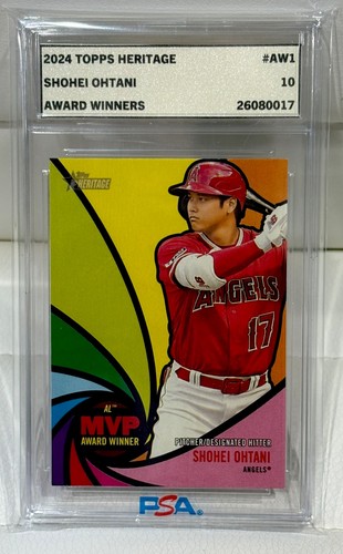 Shohei Ohtani 2024 Heritage High Number #AW1 Award Winners ~ Angels 