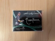 2014 Topps Five Star Randy Johnson Silver Signatures Green Auto 11/15 HOF DBacks