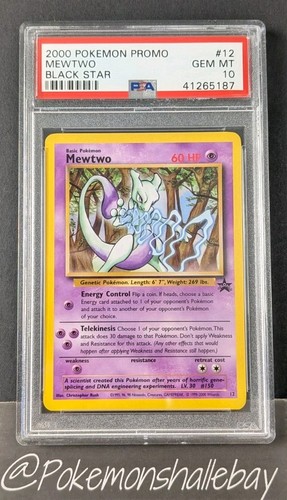 Mewtwo graded PSA 10 for sale on eBay