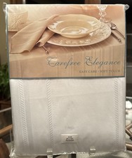 Bardwil Linens Carefree Elegance Easy Care-Soft Touch Tablecloth 60 X 120 NEW