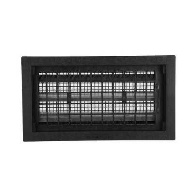 Air Vent 9.5 in. H X 17.5 in. W Manual Black Plastic Foundation Vent (Pack of 5)