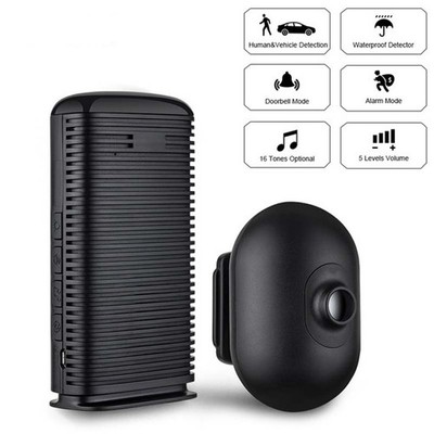 KERUI Wireless Driveway Alarm Doorbell IR Motion Sensor Outdoor Home Security