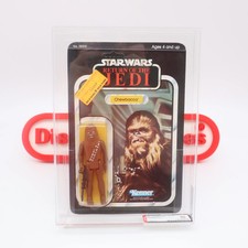CHEWBACCA - AFA GRADED 80 Y-NM 65 BACK - NEW & Sealed  Vintage Star Wars Figure