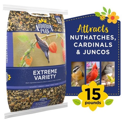 Park Extreme Variety Wild Bird Food, Dry, 15 lbs., 1 Count per Pack