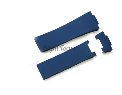 Silikon Kautschuk Ersatz Uhrenarmband passend für Ulysse Nardin Marine...