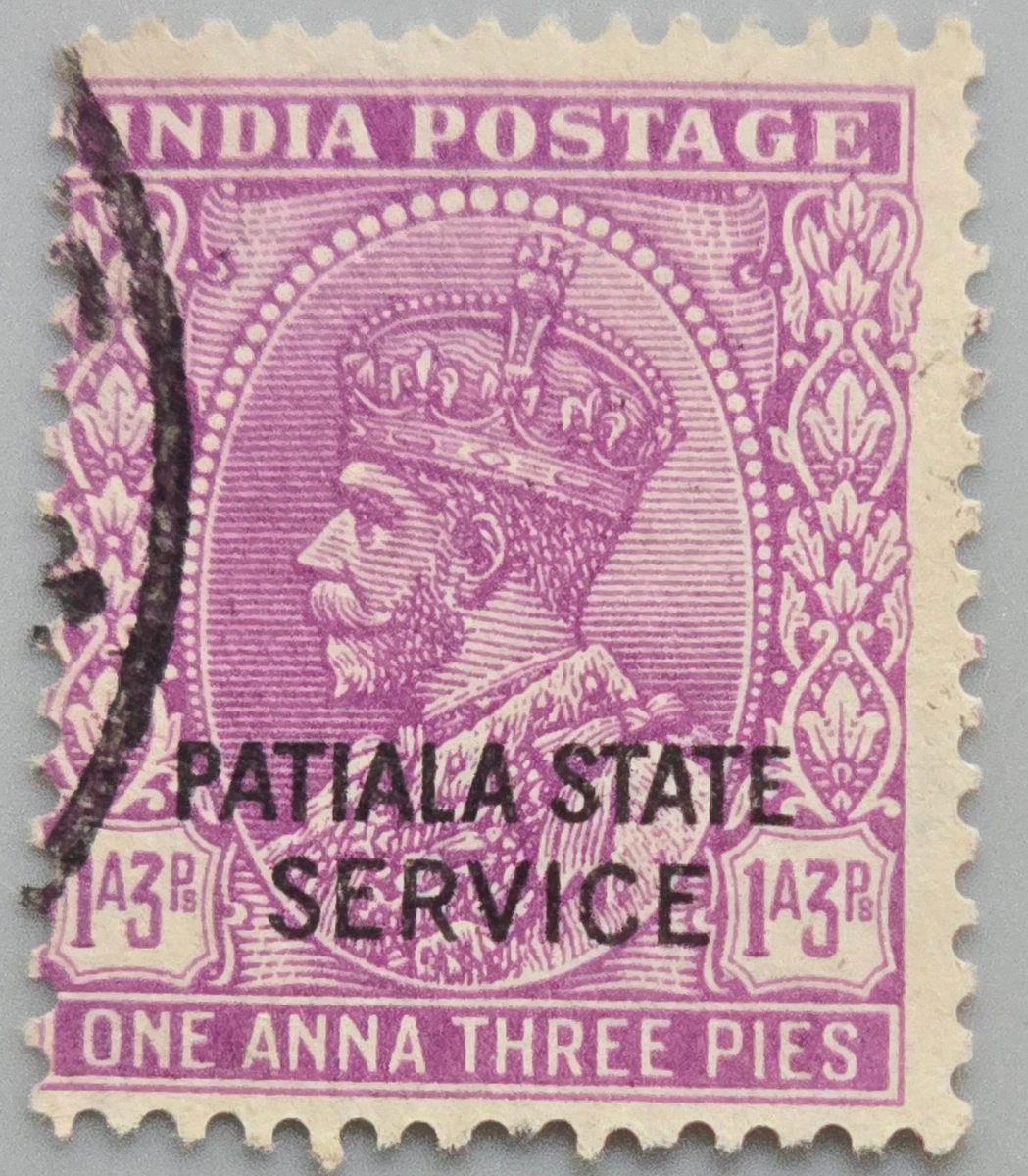 y'インドの手仕事様 Handstamped George V (1910-1936) Indian Stamps (Pre - 1947) for